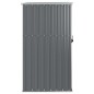 vidaXL Gerätehaus Grau 88x89x161 cm Verzinkter Stahl vidaXL Gerätehaus Grau 88x89x161 cm Verzinkter Stahl