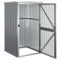 vidaXL Gerätehaus Grau 88x89x161 cm Verzinkter Stahl vidaXL Gerätehaus Grau 88x89x161 cm Verzinkter Stahl