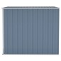 vidaXL Wand-Geräteschuppen Grau 118x194x178 cm Verzinkter Stahl vidaXL Wand-Geräteschuppen Grau 118x194x178 cm Verzinkter Stahl