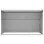 vidaXL Anbauschuppen Grau 118x288x178 cm Verzinkter Stahl vidaXL Anbauschuppen Grau 118x288x178 cm Verzinkter Stahl