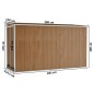 vidaXL Wand-Geräteschuppen Braun 118x288x178 cm Verzinkter Stahl vidaXL Wand-Geräteschuppen Braun 118x288x178 cm Verzinkter Stahl