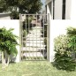 vidaXL Gartentor 100x180 cm Edelstahl vidaXL Gartentor 100x180 cm Edelstahl