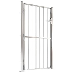 vidaXL Gartentor 100x180 cm Edelstahl