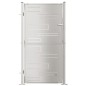 vidaXL Gartentor 100x180 cm Edelstahl vidaXL Gartentor 100x180 cm Edelstahl