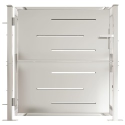 vidaXL Gartentor 100x100 cm Edelstahl