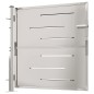 vidaXL Gartentor 100x100 cm Edelstahl vidaXL Gartentor 100x100 cm Edelstahl