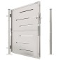 vidaXL Gartentor 100x100 cm Edelstahl vidaXL Gartentor 100x100 cm Edelstahl