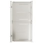 vidaXL Gartentor 100x180 cm Edelstahl vidaXL Gartentor 100x180 cm Edelstahl