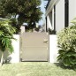 vidaXL Gartentor 100x100 cm Edelstahl vidaXL Gartentor 100x100 cm Edelstahl