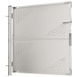 vidaXL Gartentor 100x100 cm Edelstahl vidaXL Gartentor 100x100 cm Edelstahl
