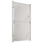 vidaXL Gartentor 100x180 cm Edelstahl vidaXL Gartentor 100x180 cm Edelstahl