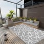 vidaXL Outdoor-Teppich Grau 140x200 cm PP vidaXL Outdoor-Teppich Grau 140x200 cm PP
