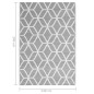 vidaXL Outdoor-Teppich Grau 140x200 cm PP vidaXL Outdoor-Teppich Grau 140x200 cm PP