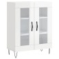 vidaXL Sideboard Hochglanz-Weiß 69,5x34x90 cm Holzwerkstoff vidaXL Sideboard Hochglanz-Weiß 69,5x34x90 cm Holzwerkstoff