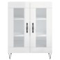 vidaXL Sideboard Hochglanz-Weiß 69,5x34x90 cm Holzwerkstoff vidaXL Sideboard Hochglanz-Weiß 69,5x34x90 cm Holzwerkstoff