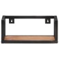 vidaXL Wandregale 2 Stk. 40 cm Massivholz Akazie vidaXL Wandregale 2 Stk. 40 cm Massivholz Akazie