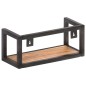 vidaXL Wandregale 2 Stk. 40 cm Massivholz Akazie vidaXL Wandregale 2 Stk. 40 cm Massivholz Akazie