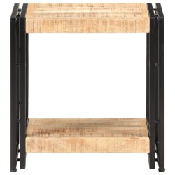 vidaXL Beistelltisch 40x30x40 cm Raues Mangoholz