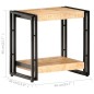 vidaXL Beistelltisch 40x30x40 cm Raues Mangoholz vidaXL Beistelltisch 40x30x40 cm Raues Mangoholz