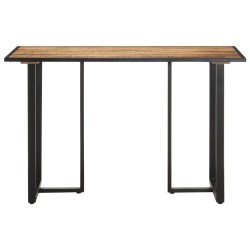 vidaXL Esstisch 120 cm Raues Mangoholz