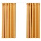 vidaXL Verdunkelungsvorhänge Haken Leinenoptik 2 Stk. Gelb 140x175 cm vidaXL Verdunkelungsvorhänge Haken Leinenoptik 2 Stk. Gelb 140x175 cm