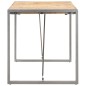 vidaXL Esstisch 160x80x75 cm Raues Mango-Massivholz vidaXL Esstisch 160x80x75 cm Raues Mango-Massivholz