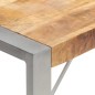 vidaXL Esstisch 160x80x75 cm Raues Mango-Massivholz vidaXL Esstisch 160x80x75 cm Raues Mango-Massivholz