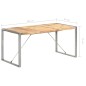 vidaXL Esstisch 160x80x75 cm Raues Mango-Massivholz vidaXL Esstisch 160x80x75 cm Raues Mango-Massivholz