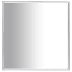 vidaXL Spiegel Silbern 60x60 cm 