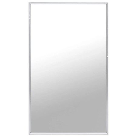 vidaXL Spiegel Silbern 100x60 cm