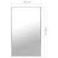 vidaXL Spiegel Silbern 100x60 cm vidaXL Spiegel Silbern 100x60 cm