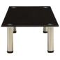 vidaXL TV-Tisch Schwarz 100x35x17 cm Hartglas vidaXL TV-Tisch Schwarz 100x35x17 cm Hartglas