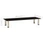 vidaXL TV-Tisch Schwarz 100x35x17 cm Hartglas vidaXL TV-Tisch Schwarz 100x35x17 cm Hartglas