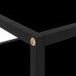 vidaXL Konsolentisch Schwarz 50x40x40 cm Hartglas vidaXL Konsolentisch Schwarz 50x40x40 cm Hartglas