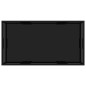 vidaXL Couchtisch Schwarz 120x60x35 cm Hartglas