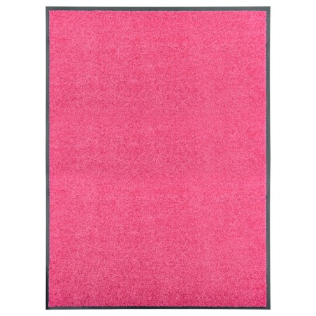 vidaXL Fußmatte Waschbar Rosa 90x120 cm 