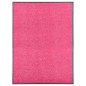 vidaXL Fußmatte Waschbar Rosa 90x120 cm vidaXL Fußmatte Waschbar Rosa 90x120 cm