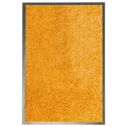 vidaXL Fußmatte Waschbar Orange 40x60 cm 