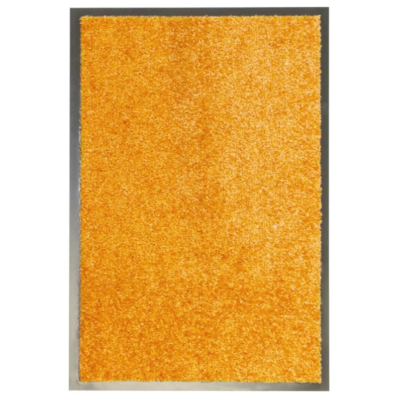 vidaXL Fußmatte Waschbar Orange 40x60 cm vidaXL Fußmatte Waschbar Orange 40x60 cm