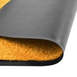 vidaXL Fußmatte Waschbar Orange 40x60 cm 