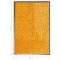 vidaXL Fußmatte Waschbar Orange 40x60 cm vidaXL Fußmatte Waschbar Orange 40x60 cm