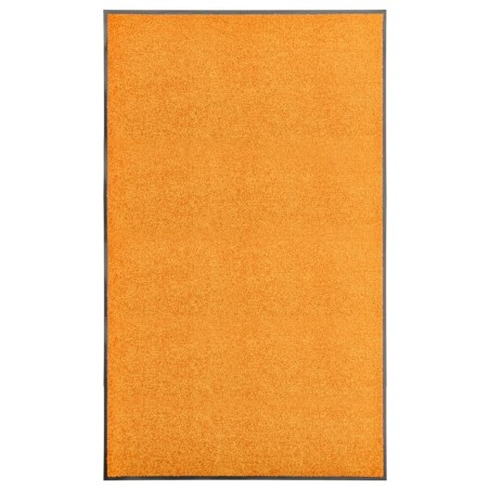 vidaXL Fußmatte Waschbar Orange 90x150 cm 