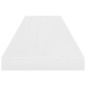 vidaXL Schwebendes Wandregal Hochglanz-Weiß 90x23,5x3,8 cm MDF vidaXL Schwebendes Wandregal Hochglanz-Weiß 90x23,5x3,8 cm MDF