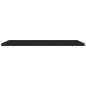 vidaXL Schwebendes Wandregal Schwarz 120x23,5x3,8 cm MDF vidaXL Schwebendes Wandregal Schwarz 120x23,5x3,8 cm MDF