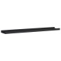 vidaXL Bilderleisten 2 Stk. Schwarz 80x9x3 cm MDF vidaXL Bilderleisten 2 Stk. Schwarz 80x9x3 cm MDF