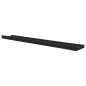 vidaXL Bilderleisten 2 Stk. Schwarz 80x9x3 cm MDF vidaXL Bilderleisten 2 Stk. Schwarz 80x9x3 cm MDF