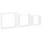 vidaXL Würfelregale 3 Stk. Weiß MDF vidaXL Würfelregale 3 Stk. Weiß MDF