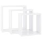 vidaXL Würfelregale 3 Stk. Weiß MDF vidaXL Würfelregale 3 Stk. Weiß MDF