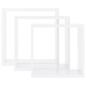 vidaXL Würfelregale 3 Stk. Weiß MDF vidaXL Würfelregale 3 Stk. Weiß MDF