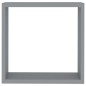 vidaXL Würfelregale 3 Stk. Grau MDF vidaXL Würfelregale 3 Stk. Grau MDF